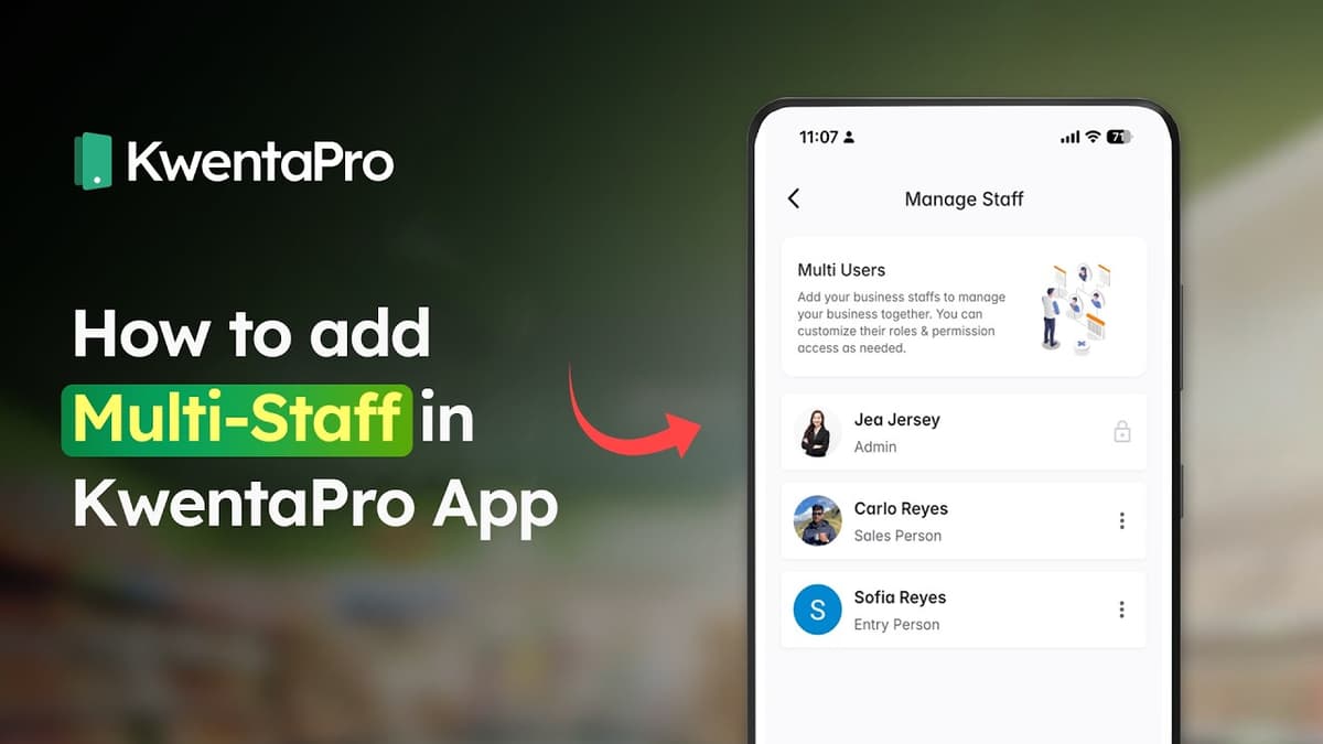 How to Add & Manage Staff in KwentaPro?